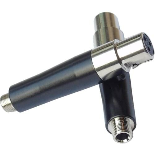 High quality 2pcs/lot Mini Xlr 3pin Female to 1/8" 3.5mm female Audio Adapter for applied to high-end headphones -etc electronic