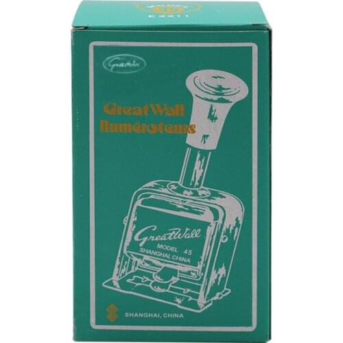 ZODO High Quality Automatic Number Machine 6 Digits Metal Paging Machine