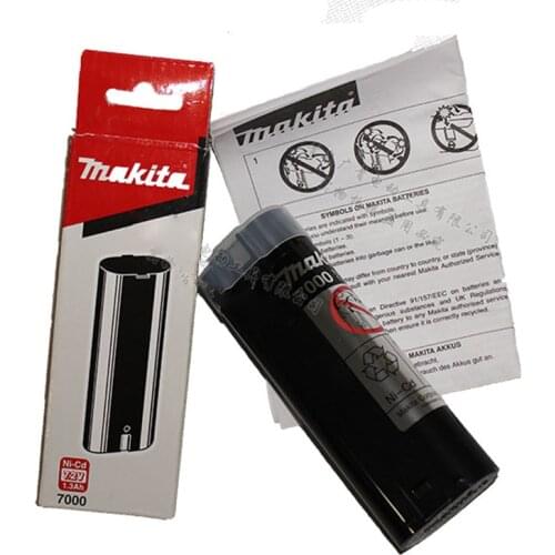 Japan Makita Ni-cd 7.2V 1.3Ah 700 6010DWE Charging Drill Battery 7.2V Electric Screwdriver 7000 Screwdriver Battery