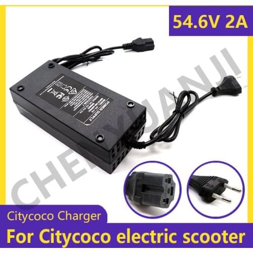 Battery Charger 54.6V 2A Scooter charger battery pack charger Supply Adapters Lithium Battery Charger