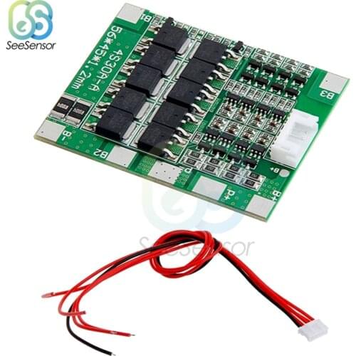 5S 4S 3S Li-ion Lithium 18650 Battery Charging Protection Board Module BMS Packs PCB Balance Integrated Circuits with Wire