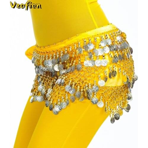 Lady Women Belly Dance Costume Indian Dance Waist Chain Belly Dancing Belt Accessories Dancewear High Quality Women Hip Scarf
