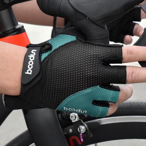 2021 Summer Cycling Bike Gloves Half Finger Shockproof Breathable MTB Mountain Bicycle Sports Gloves Men Women Cycling Equipment