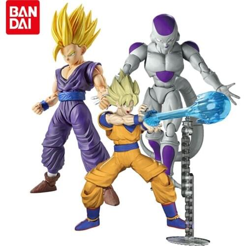 Anime Dragon Ball Assembly Model Figure-rise Super Saiyan 4 Son Goku Vegeta IV Frieza Doll Model Action Figure Collection Toys