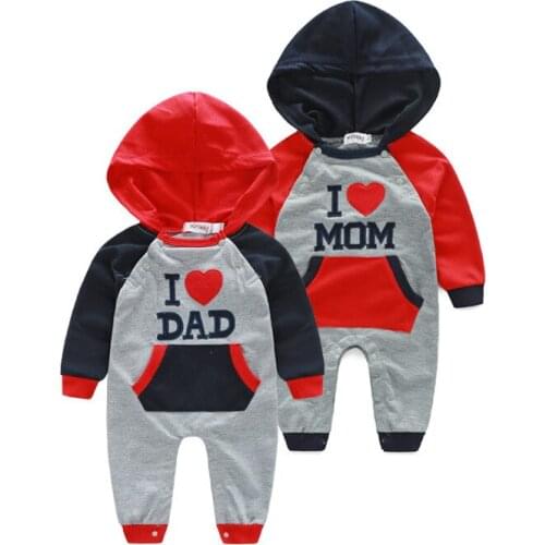 Newborn Baby Clothing Long Sleeve Cotton Baby Rompers Girls Boys Spring Hoodies Clothes Jumpsuits Roupas De Bebe Infantil