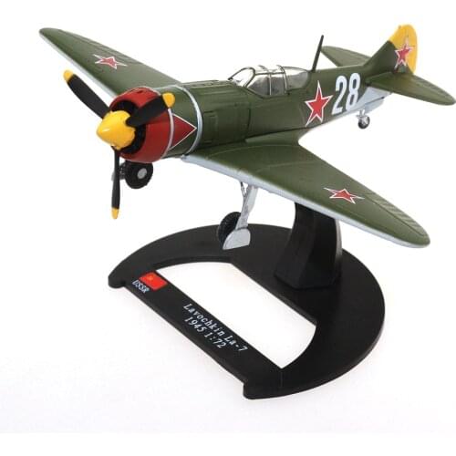 14601 Diecast Plane 1/72 Scale LAWOCZKIN LA-7 Fighter - Aircraft Models Military - Airplane Toy Fighter collection Gift