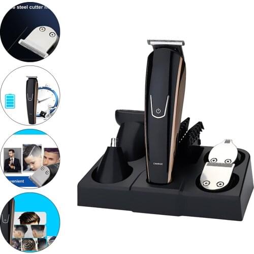 Men Hair Clipper Electric Trimmer Shaver Hair Cutter Set Home Hair Cutting Handy Haircut Clipper USB Rechrageable Shaver