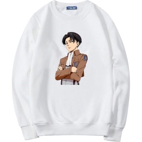 New Arrival Attack on Titan Anime Hoody Mens Casualn Fashion Long Sleeve Manga Tops Cool Shingeki No Kyojin Graphic Sweatshirt