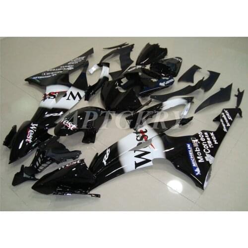 New ABS Motorcycle Fairing Kits Fit For Yamaha YZF 600 R6 2008 2009 2010 2011 2012 2013 2014 2015 2016 Custom West
