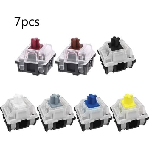 Gateron Optical Switches Interchange Optical Switch Mechanical Keyboard SK61 SK64 Blue, Red, Brown, Black,Yellow,Axis