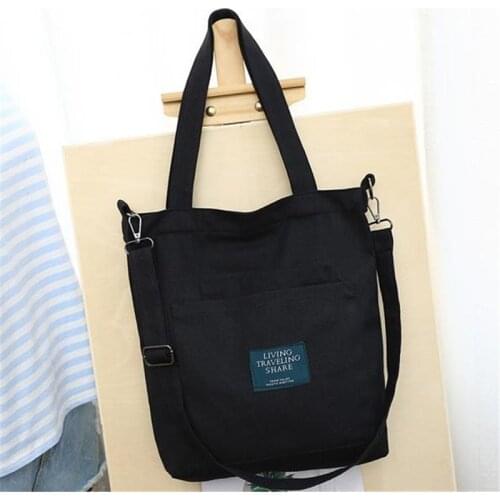 Casual Large-capacity Diagonal Shoulder Bag Canvas Bag Womens Fashion Shopping Bag Girls Shopping Bags