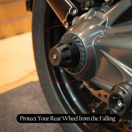 R1250GS Rear Wheel Axle Fork Protector Cap Crash Slider for BMW R1200GS LC ADV 2014-2018 R nine T 2013-2019 R1200R RT Motorcycle