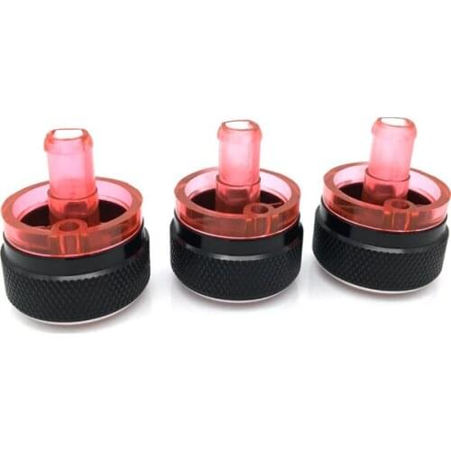 3pcs/set Aluminum Alloy Air Conditioning Knob AC Knob Heat Control Switch Knob For Citroen C2 Peugeot 206 207 Car Styling