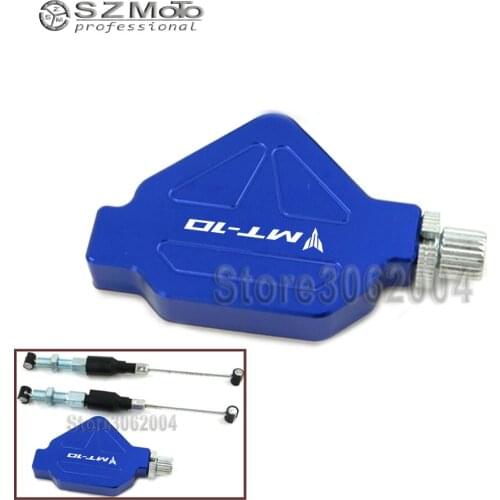 For YAMAHA MT-10 MT10 FZ-10 FZ10 2016 - 2017 Red Black Motorcycle Accessories Stunt Clutch Lever Easy Pull Cable System CNC