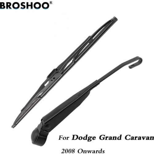 BROSHOO Car Rear Wiper Blades Back Windscreen Wiper Arm For Dodge Grand Caravan (2008-) 350mm,Windshield Auto Accessories