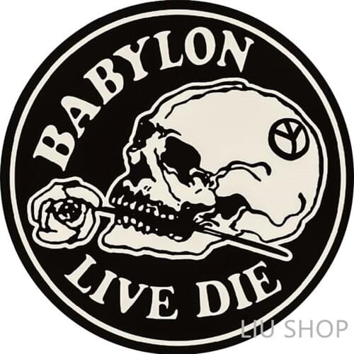 Thick acrylic skull Round carpet trend personality black and white living room area rugs sofa kids room bedroom fashion tapetes