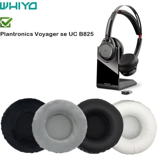 WHIYO 1 Pair of Ear Pads for Plantronics Voyager se UC B825 Headset Earpads Earmuff Cover Cushion Replacement Cups