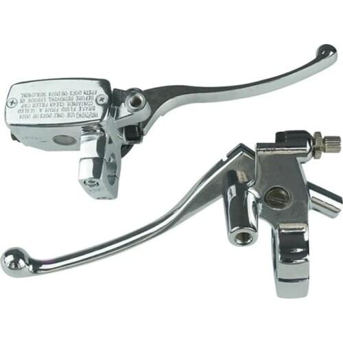 1pair 25mm Universal Motorcycle Brake Clutch Master Cylinder Reservoir levers For Honda SHADOW STEED 600 400VT 600VT 750