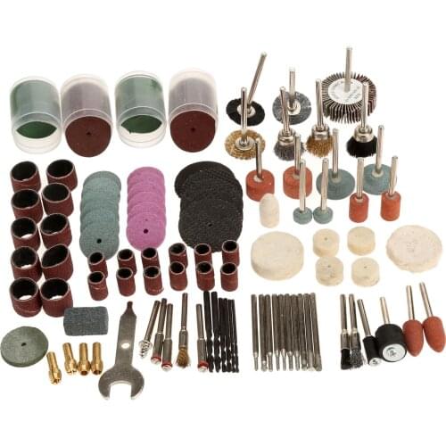 161Pcs/Set Wood Metal Mold Polished Engraving Cutting Grinding Removing Rust Electric Grinder Drill Bits Kit Power Rotary Tools