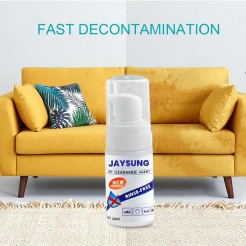 30ML Portable Multi-purpose Bubble Dry Cleaning Agent Clothing Sofa Cover Household Disposable Foam Cleaning Chemicals Tools