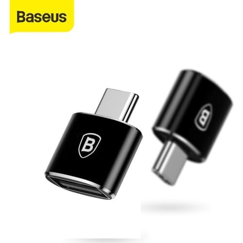 Baseus USB female to Type C male OTG adapter adaptador usb tipo c for samsung galaxy S9 for xiaomi otg usb Converter