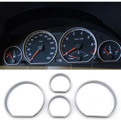 Car interior accessories decoration Speed Meter Gauge Cluster Bezel Dashboard dial Dash Ring For BMW E46 M3 3 Series
