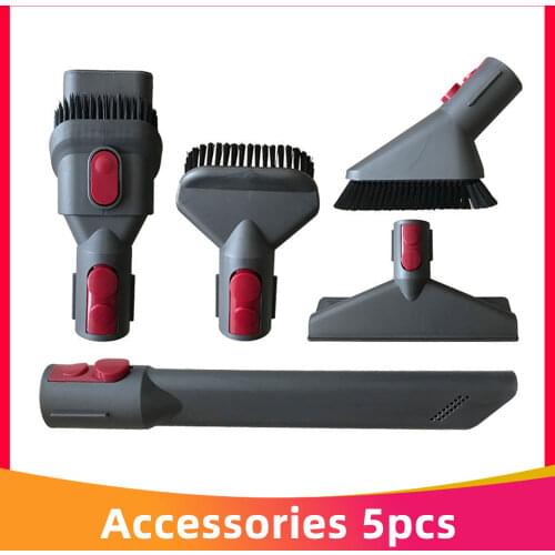 Quick Release Stubborn Dirt/Mini Soft Dust brush Combination / Mattress / Crevice Tool Spare Parts for Dyson SV10 V8 Vacuums