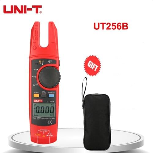 Digital Multimeter True RMS Clamp Meter AC/DC Ammeter, Resistance/Capacitance/NCV/Diode Test LCD Backlight Auto Range Voltmeter