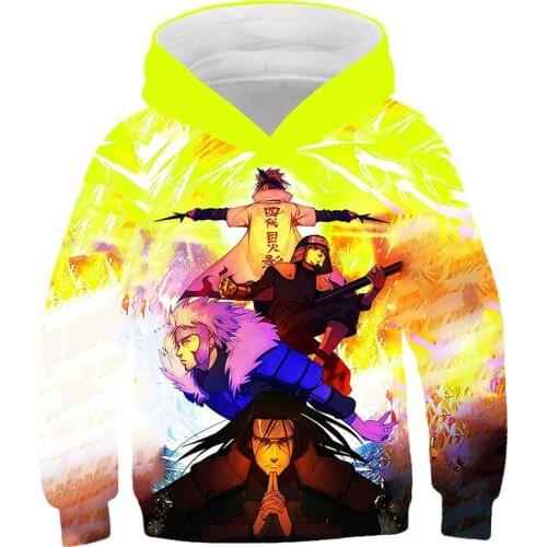 Children Hoodie Boys Girls Cartoon 3D Printed Pullovers Kids Sweatshirt Harajuku Streetwear Spring Winter Long sleeve hoodied