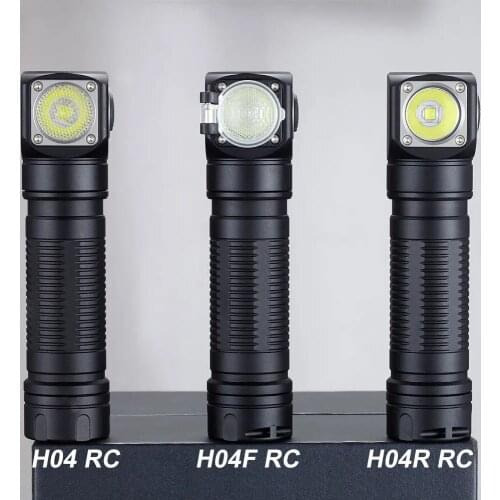 SKILHUNT H04 H04R H04F RC 1200 lumen USB magnetic rechargeable LED flashlight headlamp for Outdoor Hunting Camping