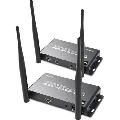 200M Wireless HDMI Extender 5GHz 1080P Wifi Audio Video Transmitter Receiver Screen Mirror Converter Support 1TX To 4RXs Multi