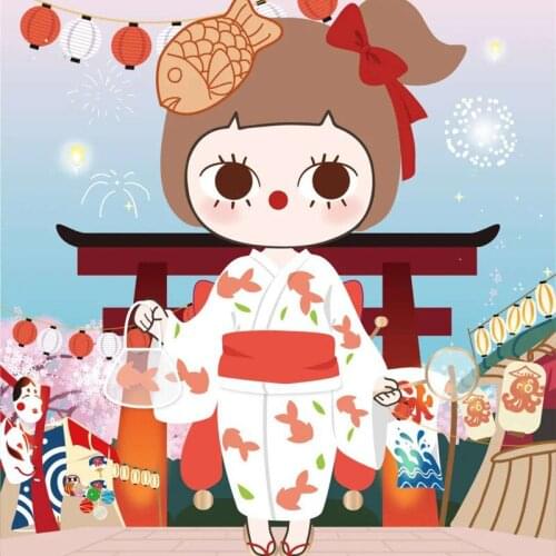 Japan Style Collection Blind Doll Action Figure Box Kawaii Surprise Box Garden Tour Serie kids Gift Handmade Kawaii Figure Doll