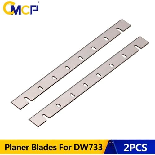 CMCP 2pcs 12-1/2"x1-1/16"x1/8" Planer Blades Knives Replace For DeWalt DW733 Planer Blade Power Tool Accessories