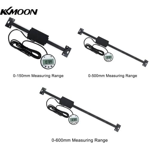 Multi-functional Digital Readout Linear Scale with Remote External Display Linear Ruler Measuring Tool for Mill Lathe(0-150mm)