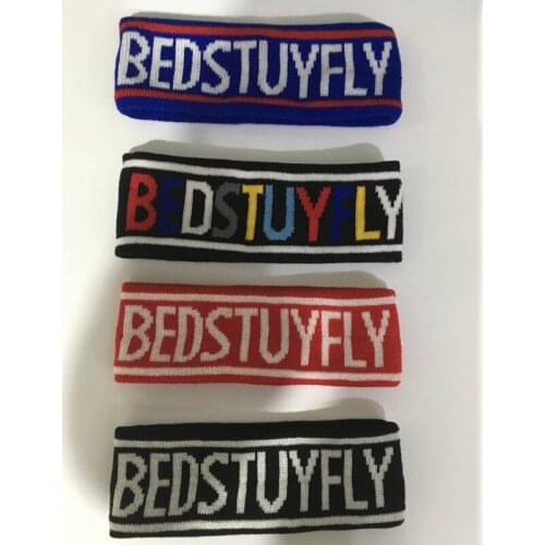 Custom Design Fashion Headband Elastic Sports Headband Women Men Letters Unisex Headband Yoga Fitting Hair Headband