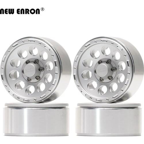 NEW ENRON 1.9" Alloy 55*44*27mm 10 Hole Wheels Hub Rim for 1/10 RC Crawler Traxxas TRX-4 Axial SCX10 SCX10 II 90046 Tamiya jimny