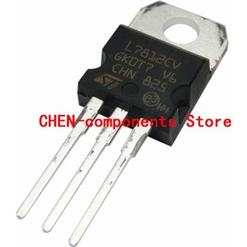 10PCS NEW CHN ST L7812CV Triode 1.5A 12V Three terminal regulator L7812 TO-220 L7812
