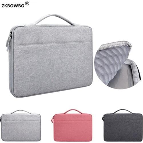Briefcase Laptop Bags For HUAWEI MateBook X Pro 13.9" MateBook E 12" MateBook D B 15.6" E 2019 Multi-use Handbag Laptop Case