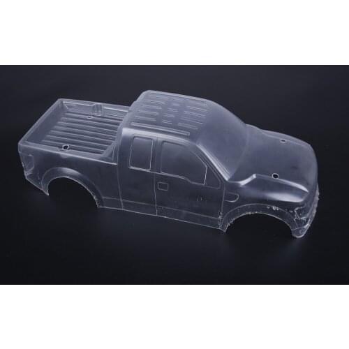 Transparent PC body shell fit Pickup truck for 1/8 HPI Racing Savage XL FLUX Rovan TORLAND MONSTER BRUSHLESS TRUCK Rc Car PARTS