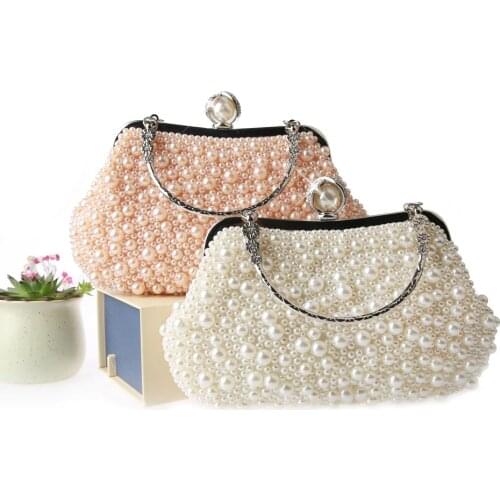Handmade Beaded Bag Evening Eedding Clutch Bags Casual Handbag Wedding Bag ROM80300