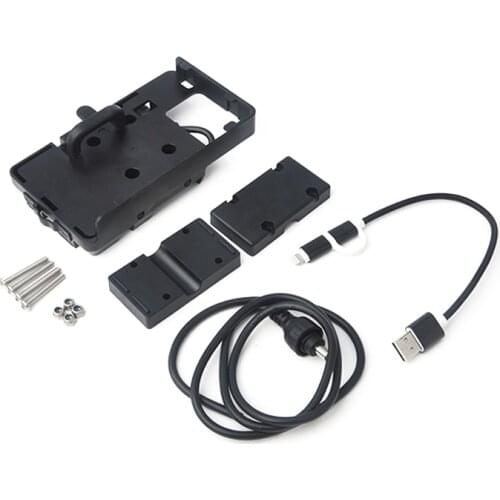 For BMW R1200GS r1200 GS Handheld GPS Navigator USB Charger Motorcycle Phone Navigation Holder Africa Twin CRF1000L ADV 800GS