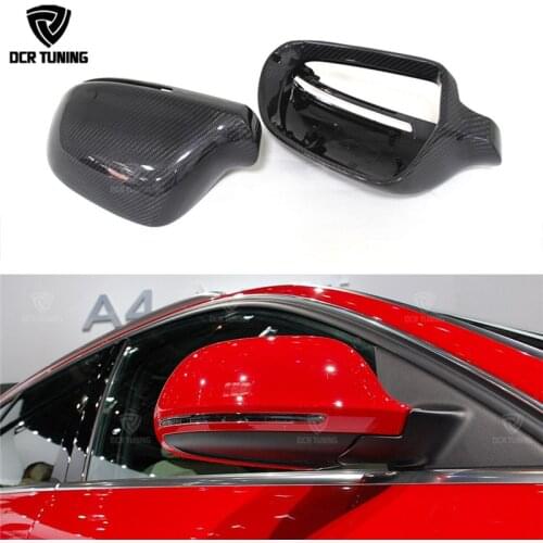 Replacement Style For Audi A4 A5 A6 S5 S3 Q3 B8 A4 S4 A5 S5 RS5 2008 - UP Rear view side mirror Carbon Fiber