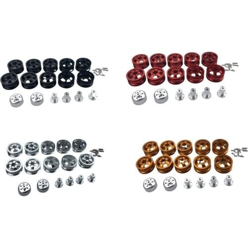 Metal Wheel Rim Wheel Hub for WPL C14 C24 B14 B24 B16 B36 Six Drive RC Car Spare Parts