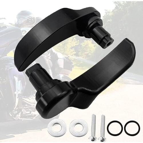 Saddlebag Latch Kit Lifter Motorcycle Aluminum Saddle Bag Latch for Harley Touring CVO Road King Street Glide Electra Glide