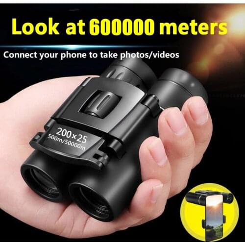 500x25 Super Zoom Telescope Binoculars High-Definition Night Vision Goggles High Magnification Travel Hiking Camping Telescopes