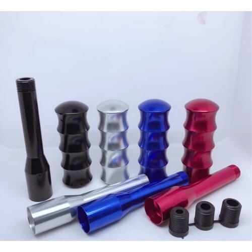 Universal Bamboo Style Aluminum Manual Gear Stick Shift Knob Lever Shifter