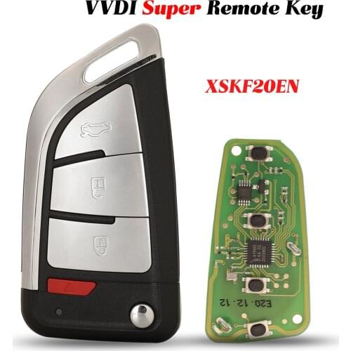 Xhorse jingyuqin XSKF20EN Smart Remote Key Knife Style 4 Buttons English Version