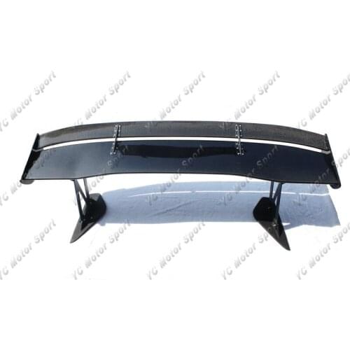 Carbon Fiber VTX Type5 Style 1700mm Rear Spoiler with 390mm Aluminum Stands Fit For 2001-2007 Evolution 7-9 EVO 7 8 9 GT Wing