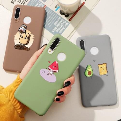 Funny Banana Avocado Case For Huawei P20 P30 Mate 20 30 Lite P Smart Honor 10i 20i 7A 8X 20 Y6 Y7 Pro Y9 Prime 2019 2018 Covers