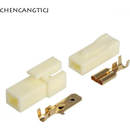 5 Sets 1 Pin Way Unsealed Socket Automotive Connector 7.8MM Series Male Or Female Plug With Terminal 7123-3010 7122-3010